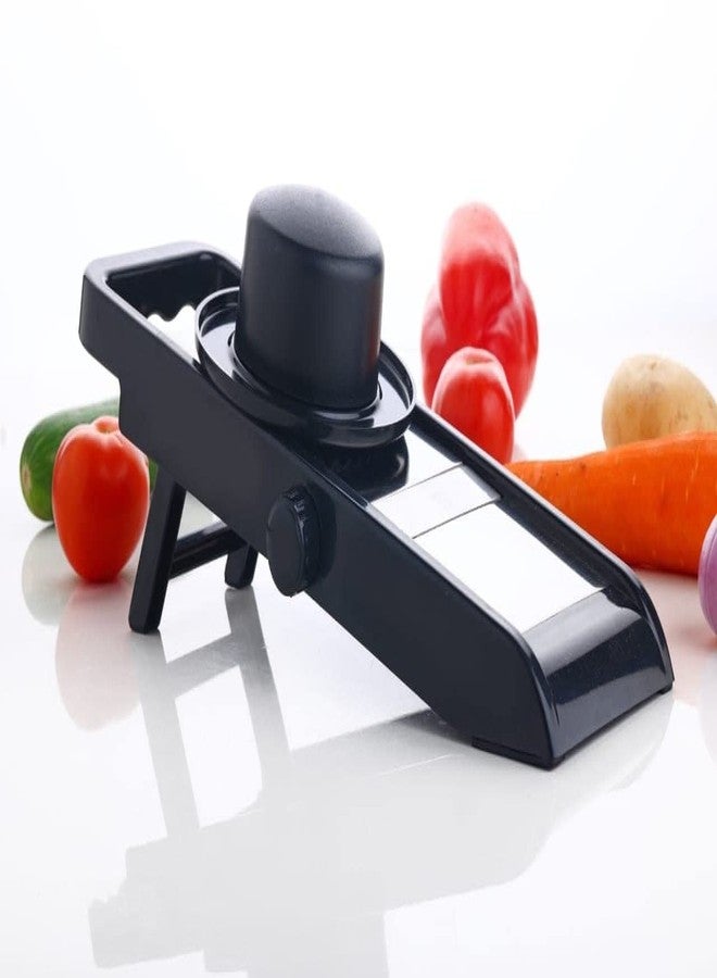 Ansawi Stainless Steel Professional Vegetable Grater Adjustable Mandoline Slicer Cutter with Holder Used for Multi Purpose use. - Image 2